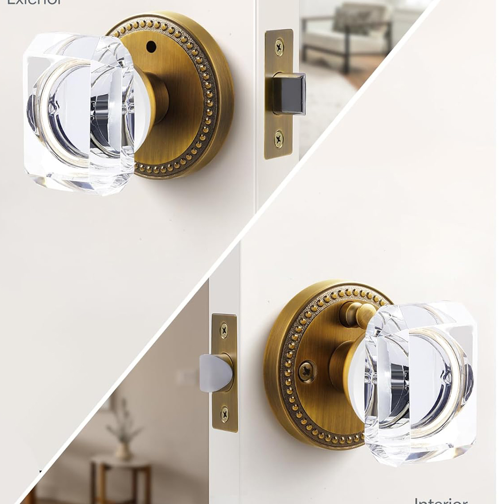 Glass Door Hinge - Puxador de Porta de Cristal Escovado,