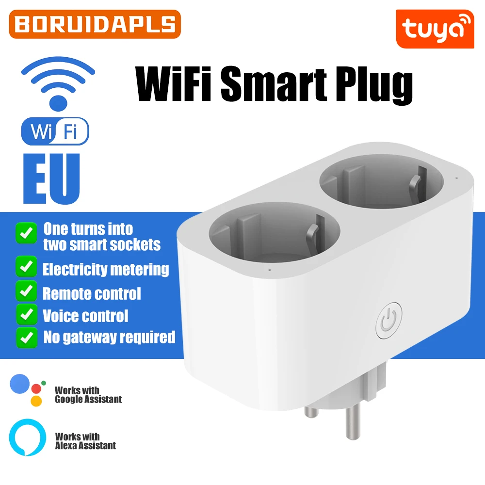 Tomada inteligente WiFi BORUID - Timer Dual Outlet avaliação e preço